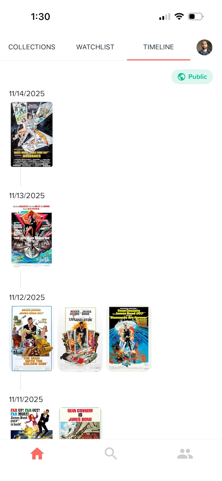 Seenjump timeline